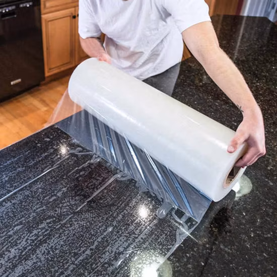 Film de Protection PE, ruban adhésif de Protection de Surface, Film pour sol dur, ruban de Surface dure, Film polyvalent