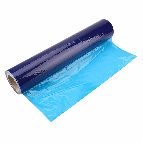 Aucun film de revêtement en plastique auto-adhésif de PE de protection de tapis de résidu