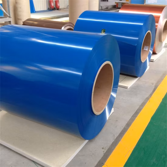 Bobine en aluminium avec revêtement de peinture au rouleau PVDF, matériau de décoration environnementale