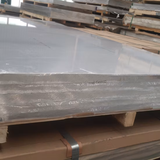 Feuille / plaque d'aluminium du fabricant chinois (1050, 1060, 1100, 2024, 3003, 3004, 4017, 5005, 5052, 5083, 5754, 6061, 6082, 7075) avec Zise personnalisé