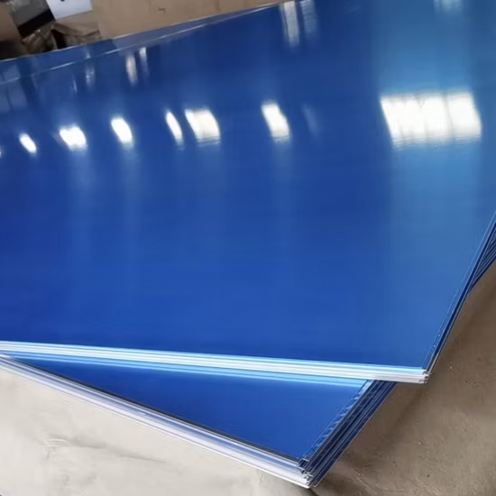 Plaque de feuille d'aluminium 4X8 1050 1060 1070 1100 2024 3003 6063 5052 5083 Alliage de construction de feuille de plaque 6061 5082 5081 7075 Prix de feuille d'aluminium par kg à vendre