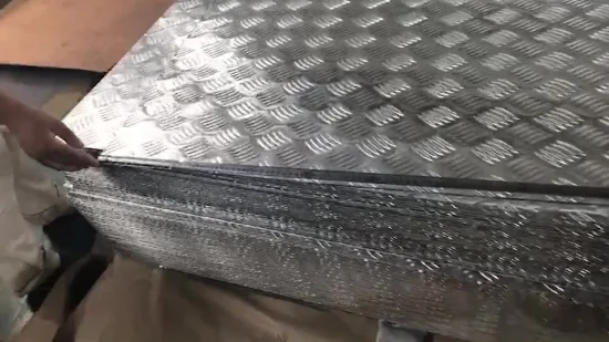 Plaque en aluminium personnalisée 5051, plaque en alliage d'aluminium, plaque en aluminium gaufrée