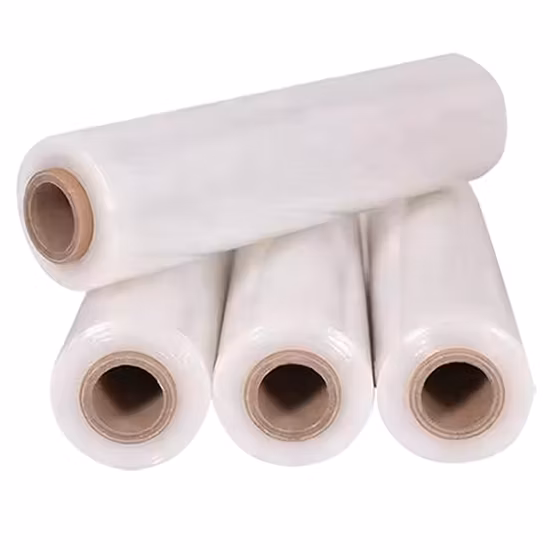 Film rétractable en plastique PE, film étirable industriel blanc et transparent, Film de Protection noir